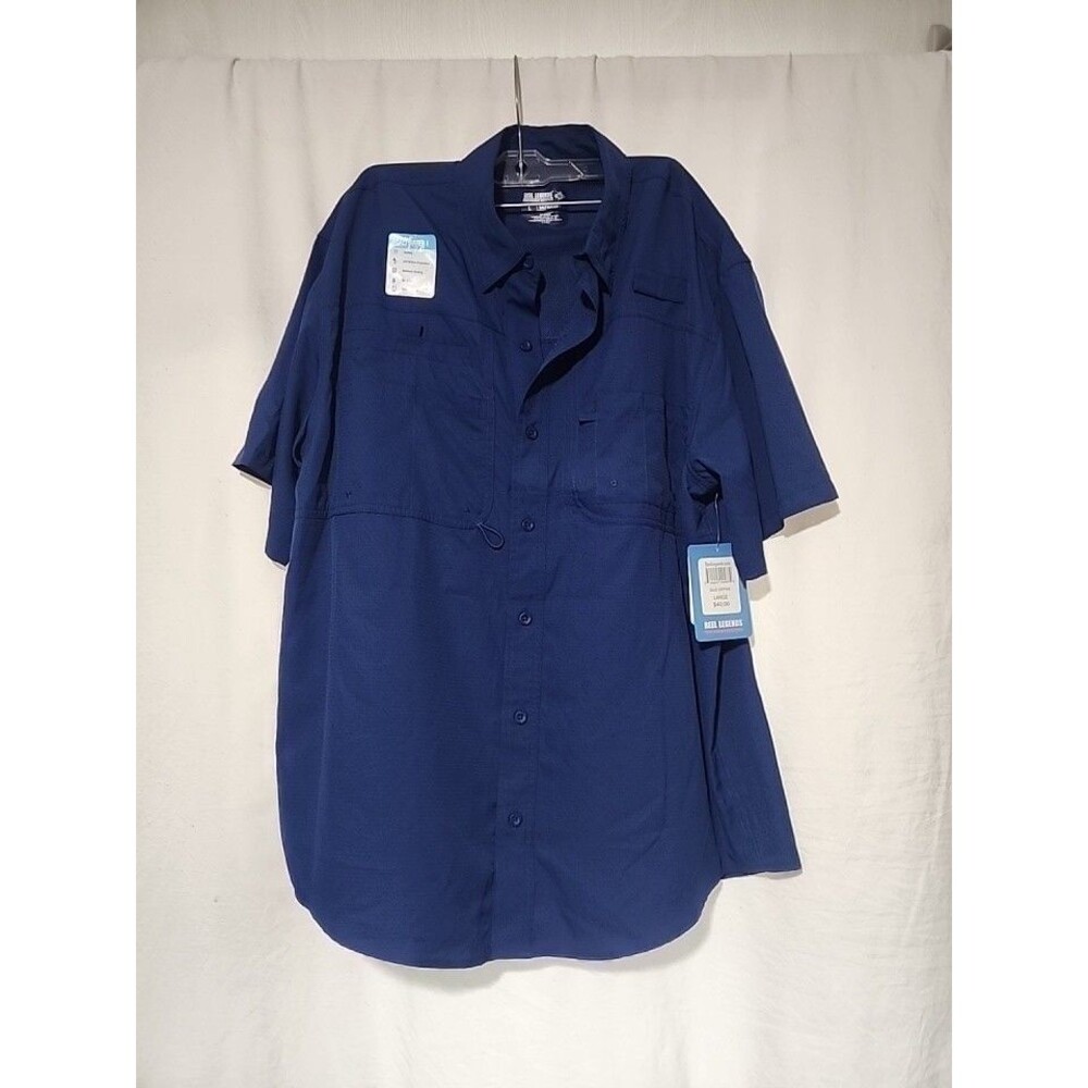 NWT Reel Legends Performance Short Sleeve Size Large
